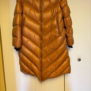 Stylish Women's Winter Hooded Puffer Camel  Down 
Coat size XL